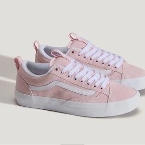 Vans Women's Soft Pink Canvas Sneakers